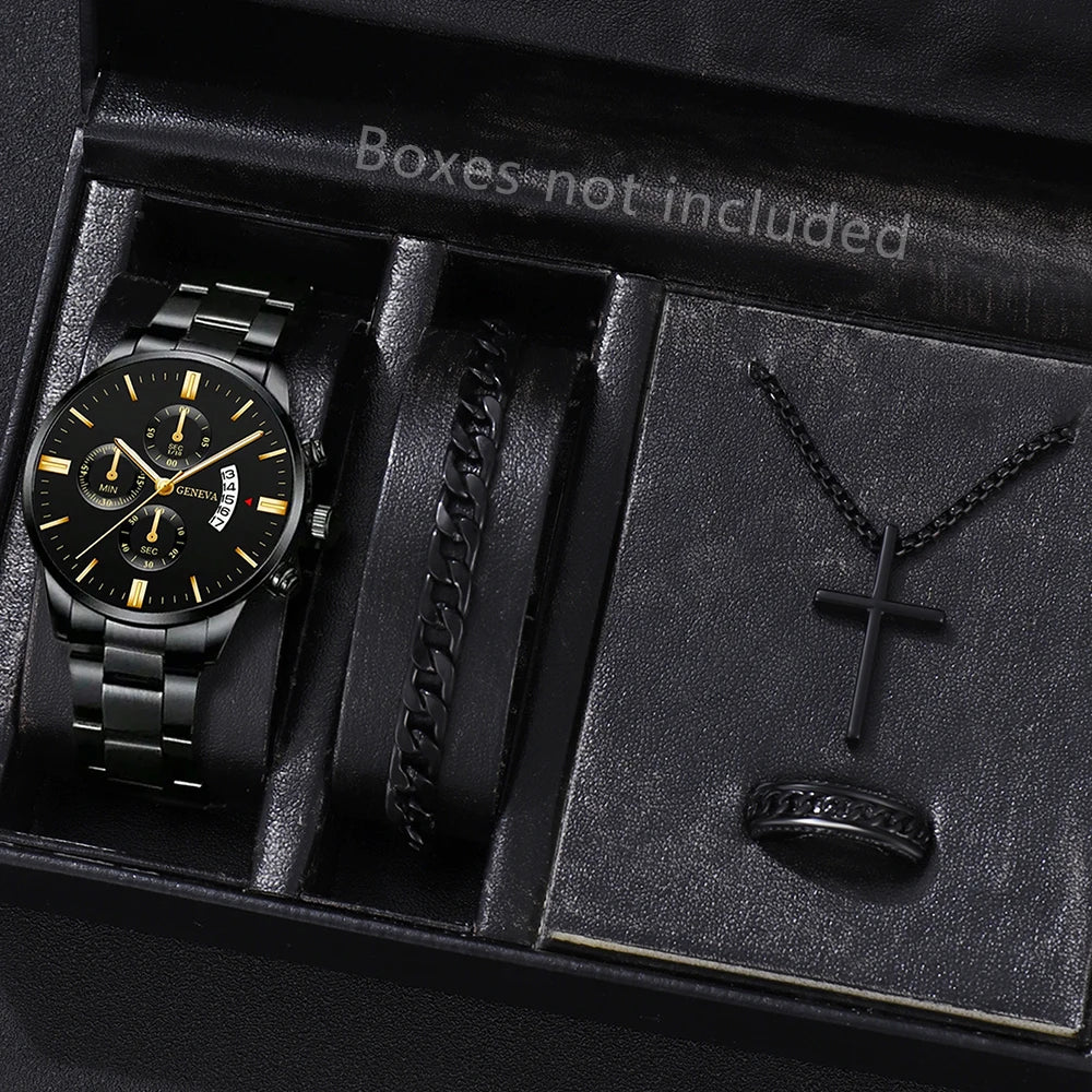 Stainless Steel Watch Quartz Wrist