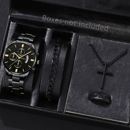 Stainless Steel Watch Quartz Wrist