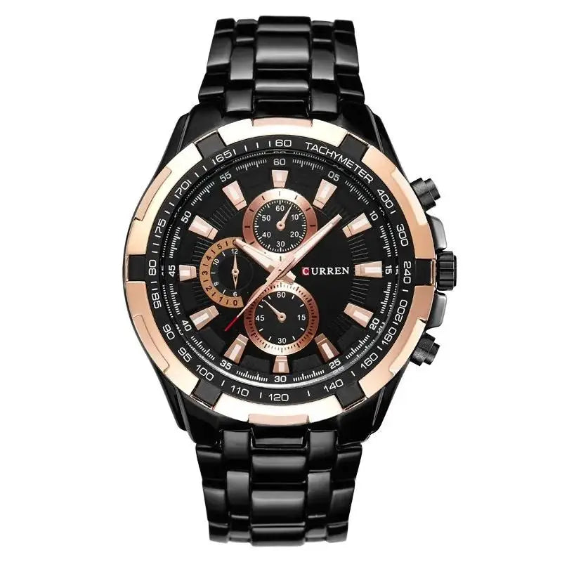 Quartz Watch Waterproof Chronograph