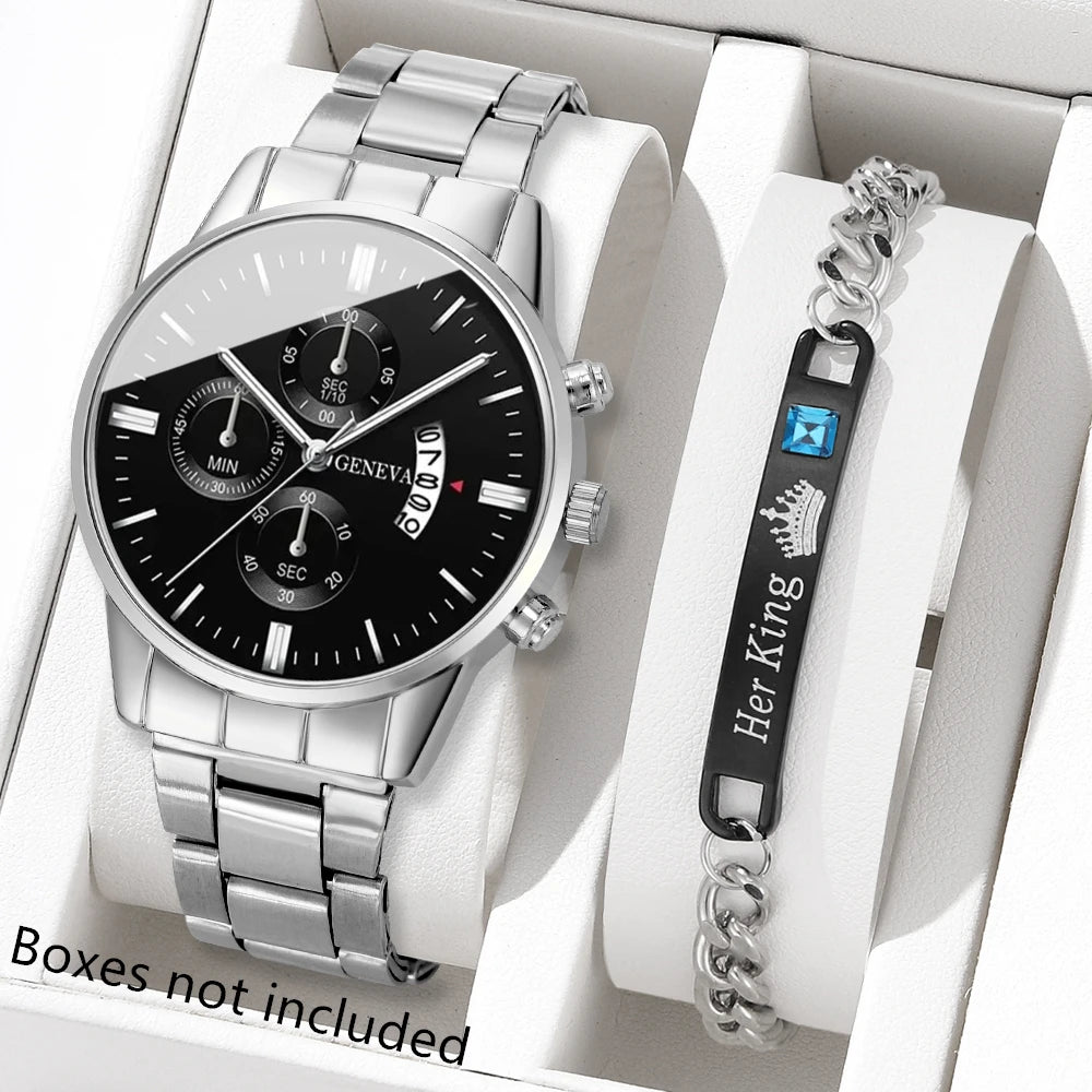 Stainless Steel Watch Quartz Wrist