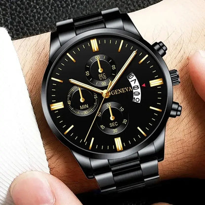Stainless Steel Watch Quartz Wrist