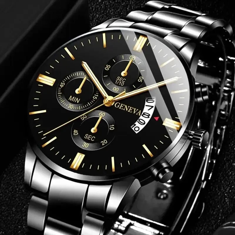 Stainless Steel Watch Quartz Wrist