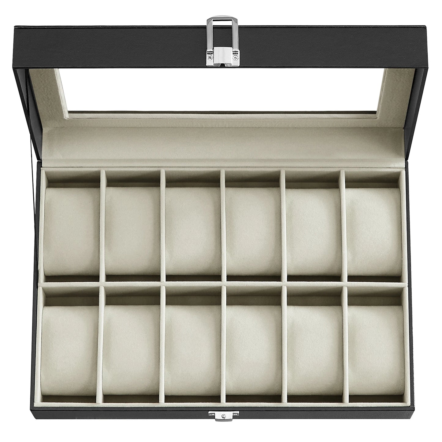 12-Slot Watch Box Synthetic leather