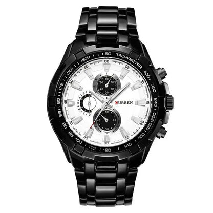 Quartz Watch Waterproof Chronograph