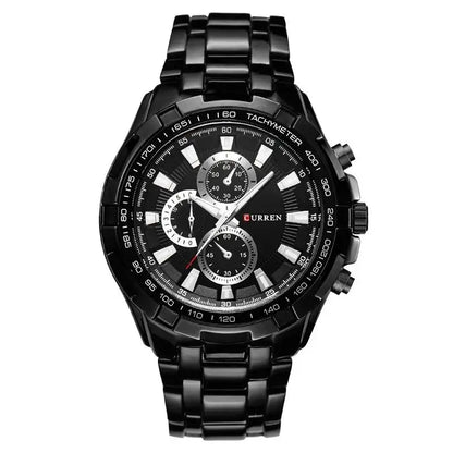 Quartz Watch Waterproof Chronograph