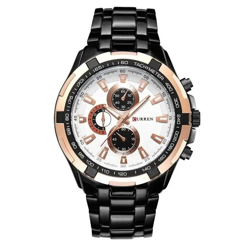 Quartz Watch Waterproof Chronograph