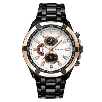 Quartz Watch Waterproof Chronograph