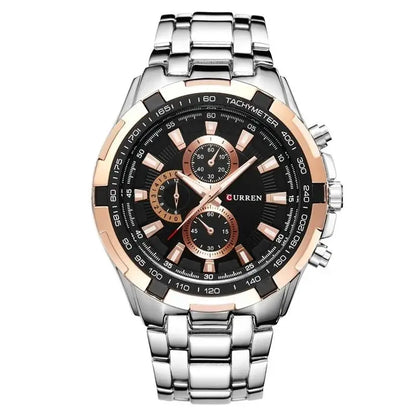 Quartz Watch Waterproof Chronograph