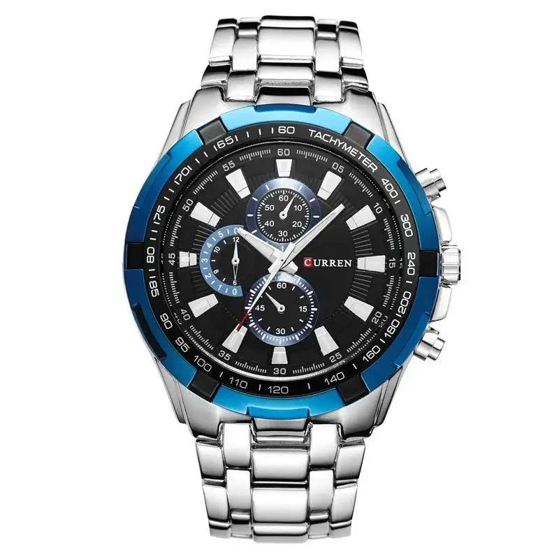 Quartz Watch Waterproof Chronograph