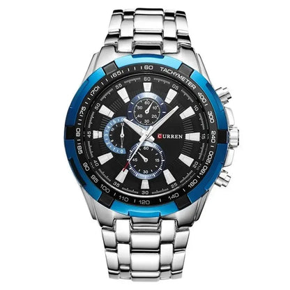 Quartz Watch Waterproof Chronograph