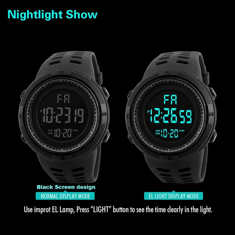 Sports Wristwatch Multifunction Waterproof